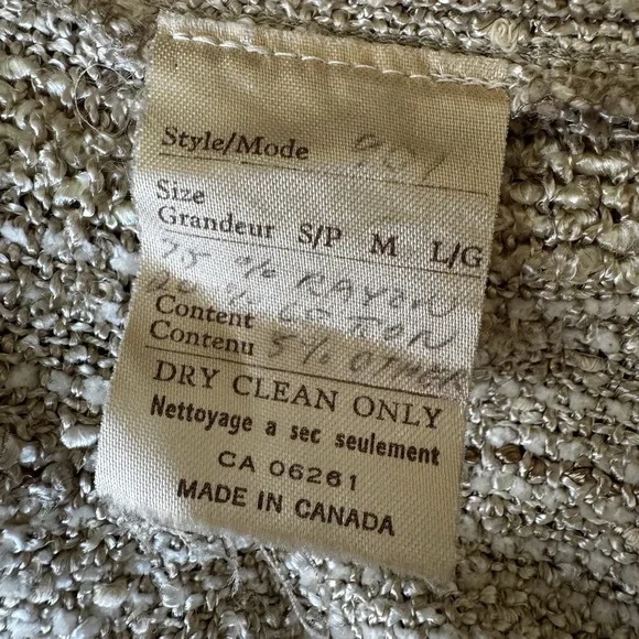 Zonda Nellis Vintage Knit Cardigan 1970s Oversized Cozy Lagenlook Wearable Art M - Picture 14 of 16